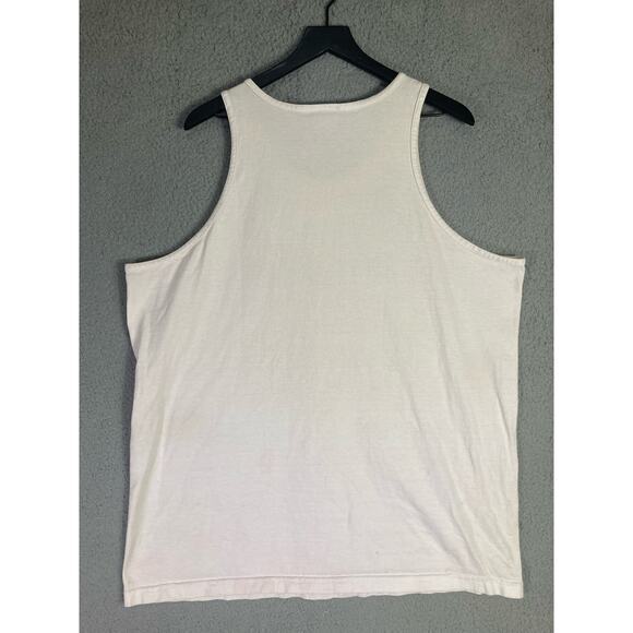 Vintage‎ Disney Castaway Cay Unisex Tank Top 2XL White Summer Casual - Picture 8 of 8